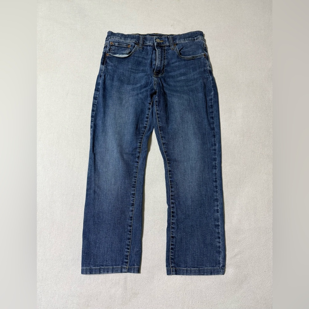 Lucky Brand Jeans Mens 30x25 Blue‎ 410 Athletic Straight Medium Wash Denim